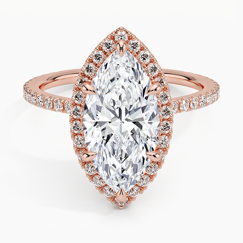Halo Pave Ring