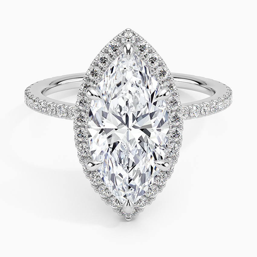 Halo Pave Ring
