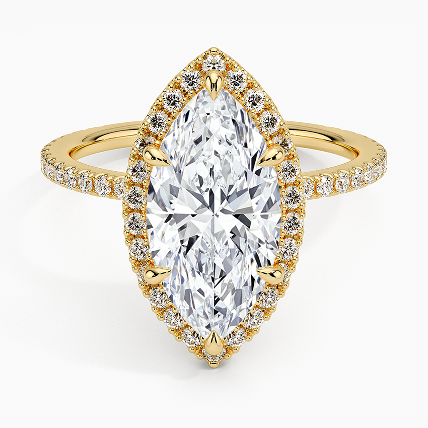 Halo Pave Ring