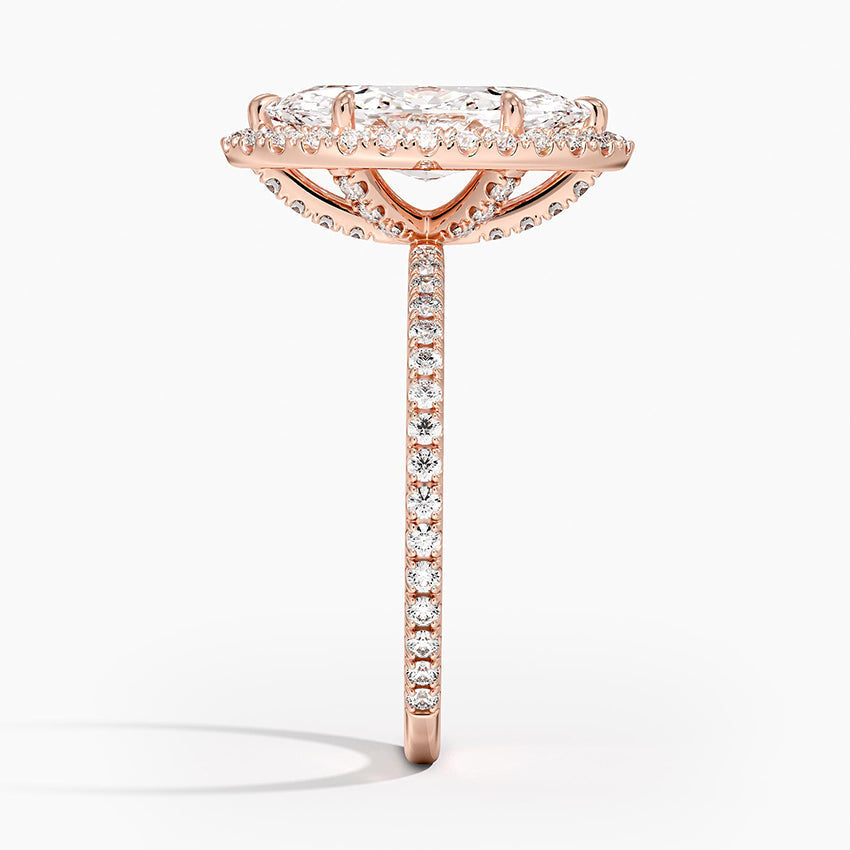 Halo Pave Ring
