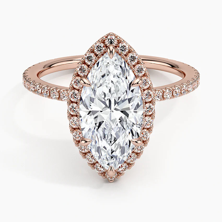 Halo Pave Ring