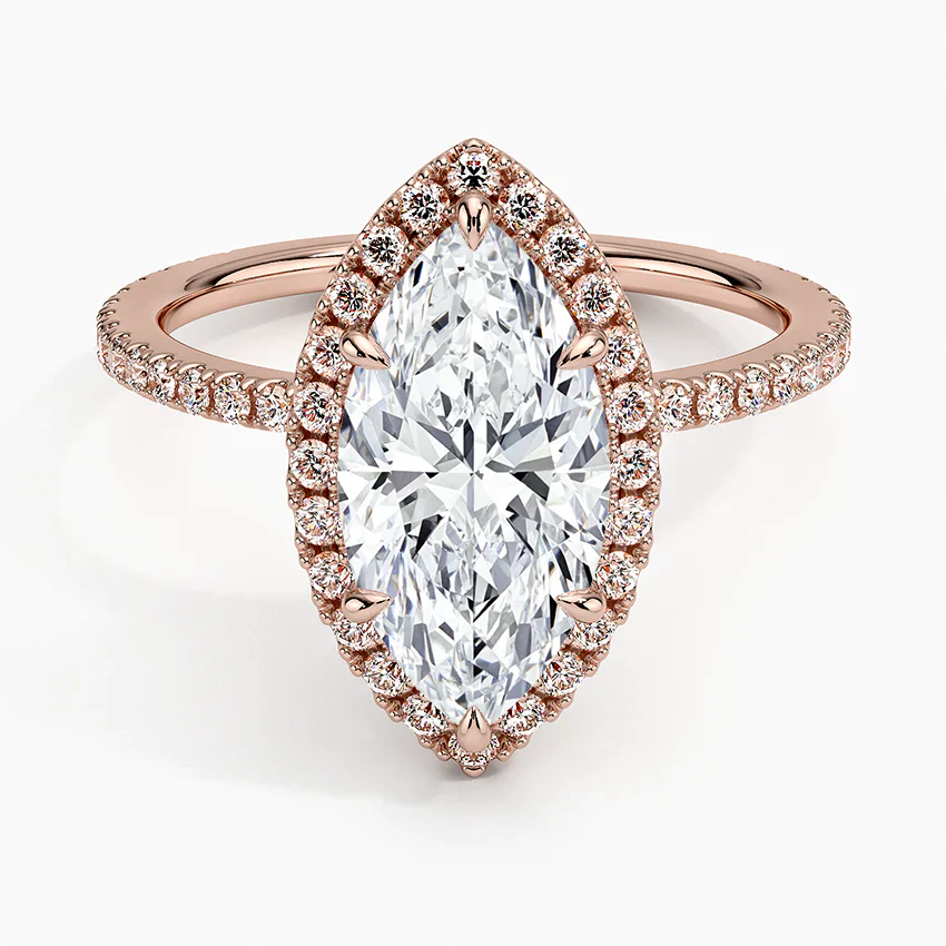 Halo Pave Ring