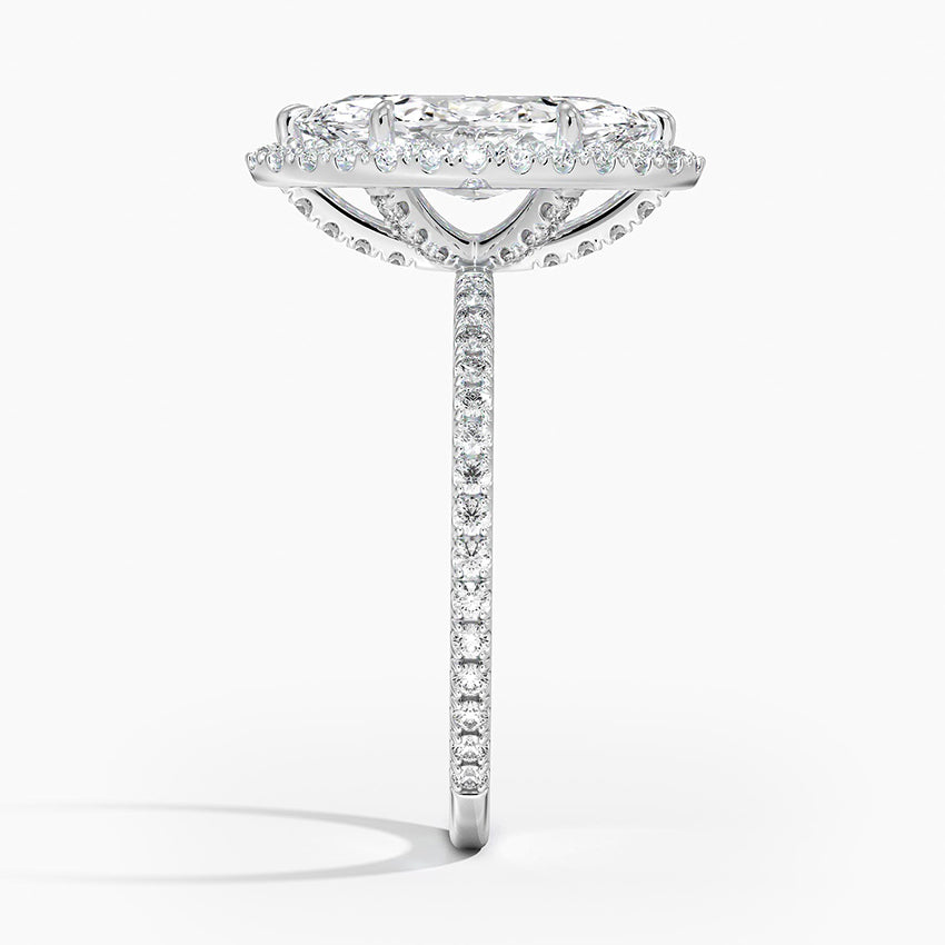 Halo Pave Ring