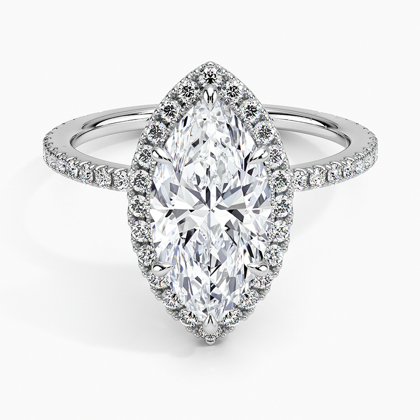 Halo Pave Ring