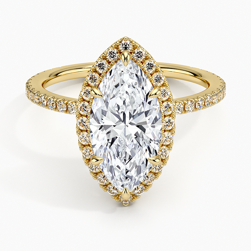 Halo Pave Ring