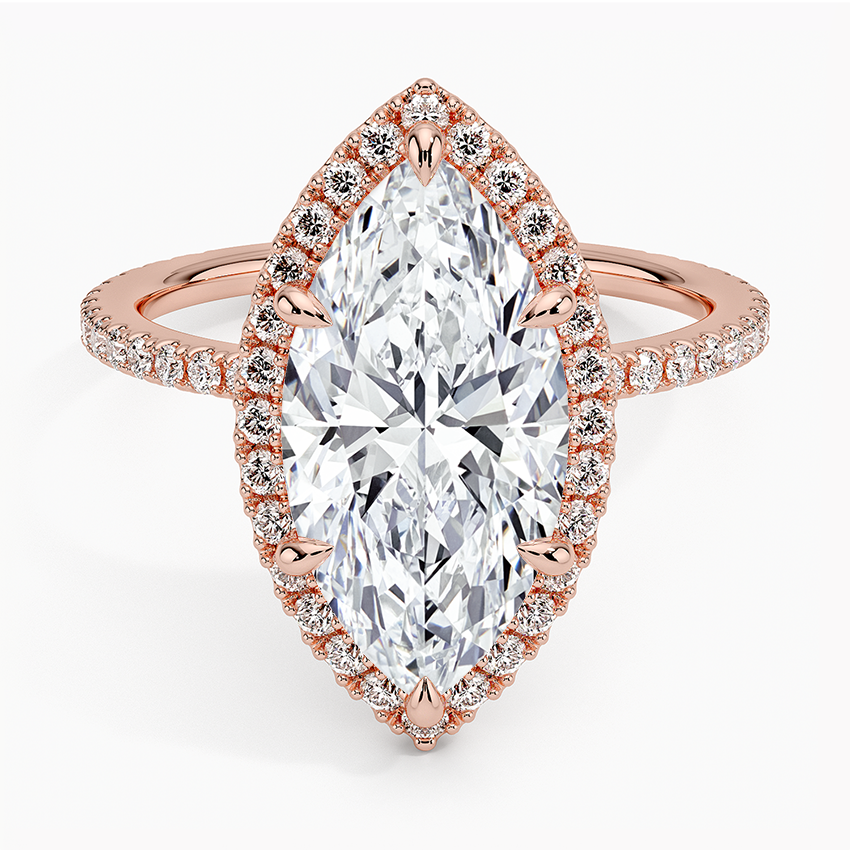 Halo Pave Ring