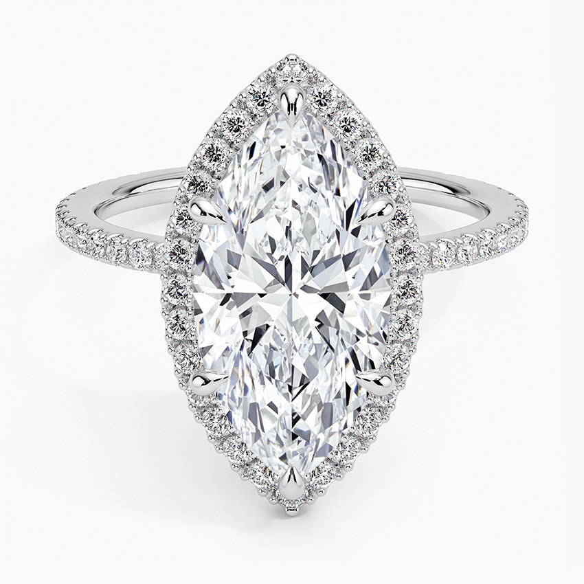 Halo Pave Ring