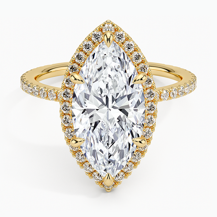 Halo Pave Ring