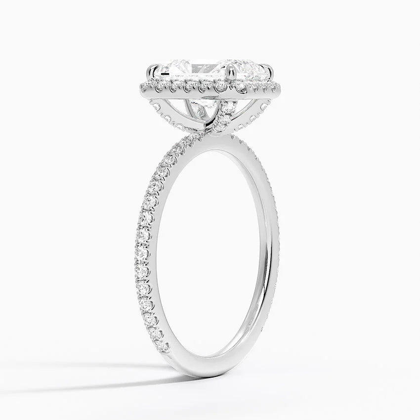 Halo Pave Ring