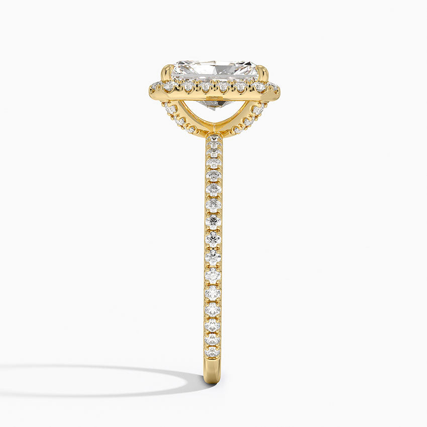 Halo Pave Ring