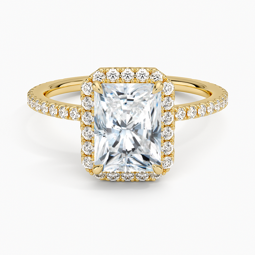 Halo Pave Ring