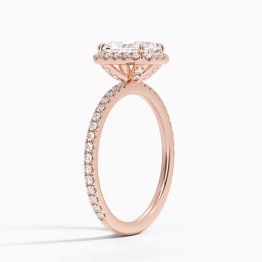 Halo Pave Ring