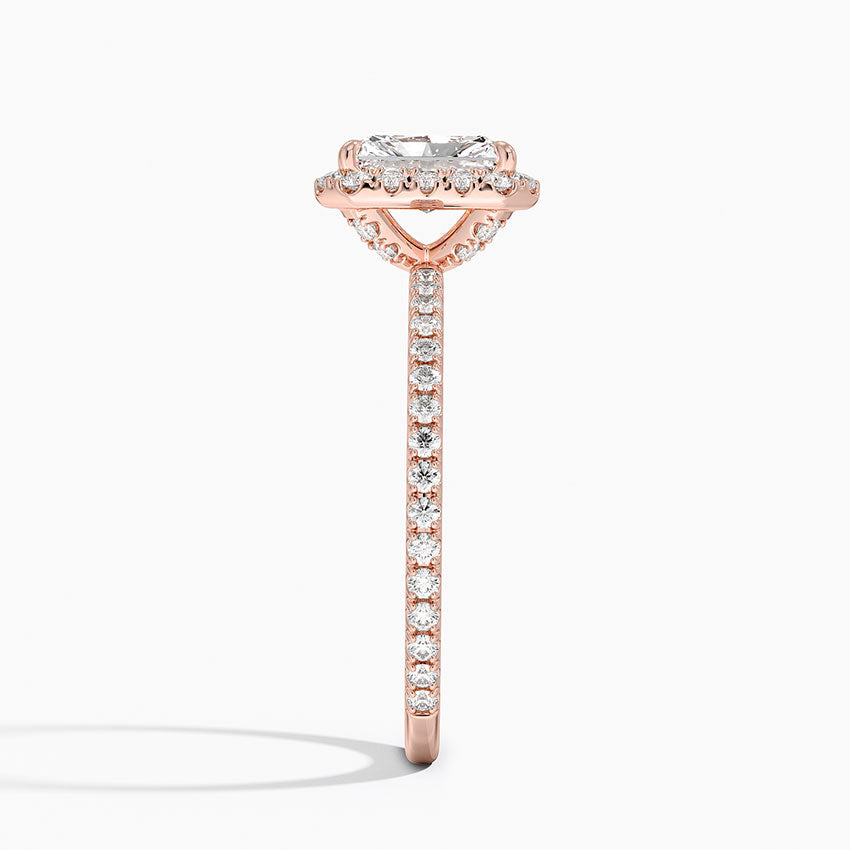 Halo Pave Ring