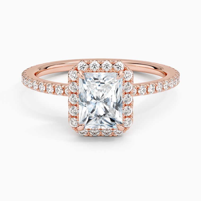 Halo Pave Ring