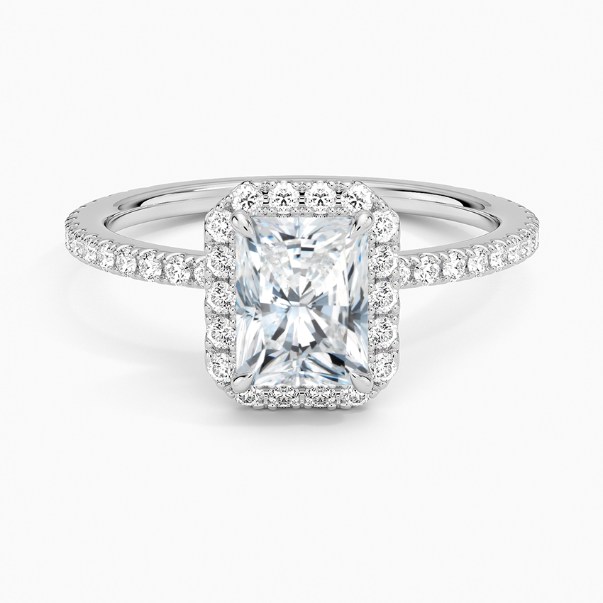 Halo Pave Ring