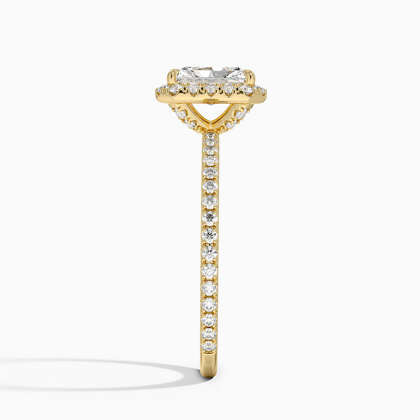 Halo Pave Ring