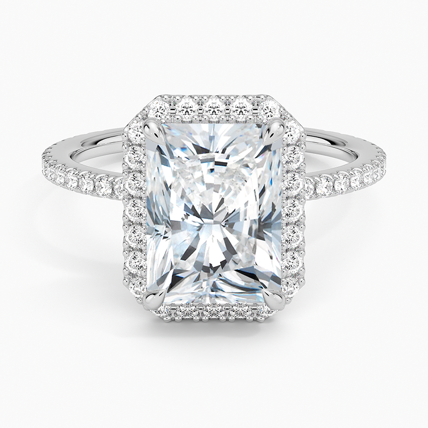 Halo Pave Ring