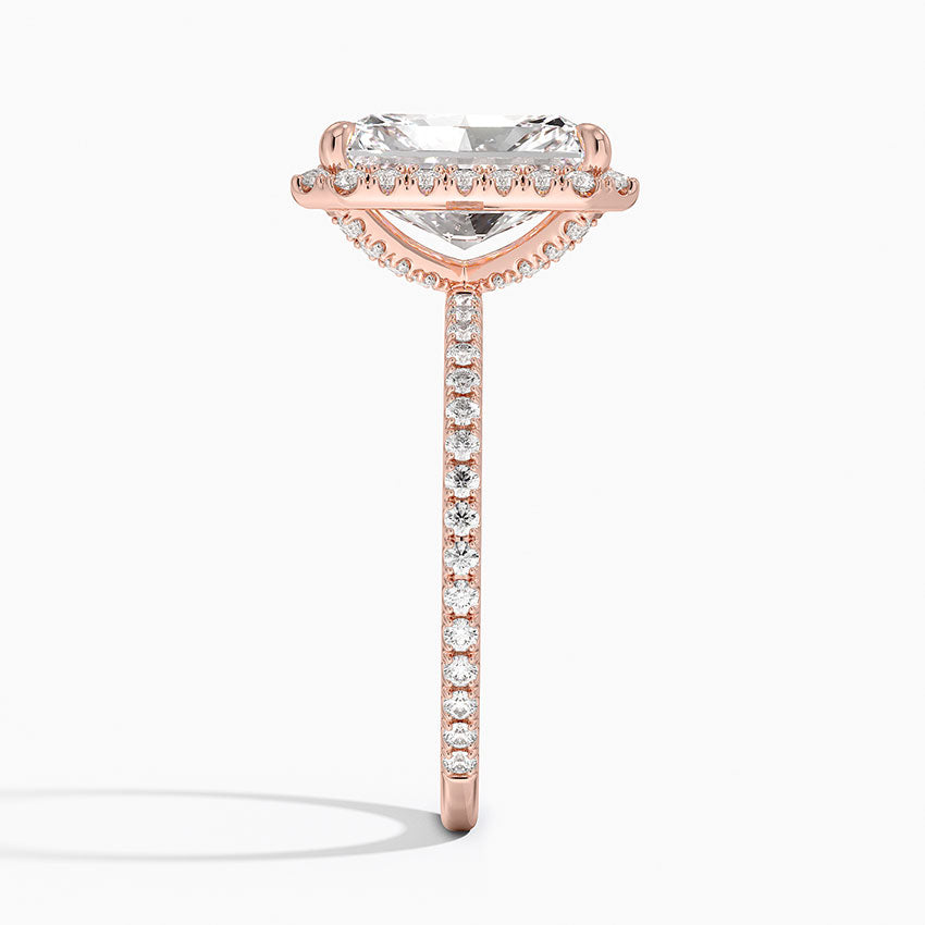 Halo Pave Ring