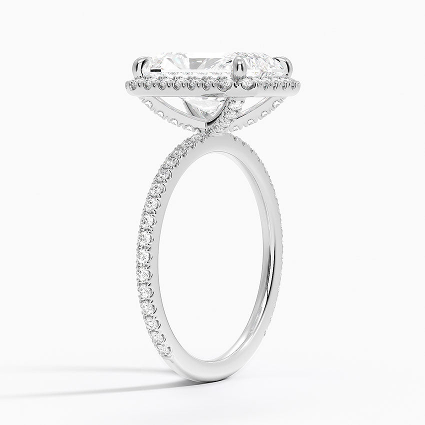 Halo Pave Ring