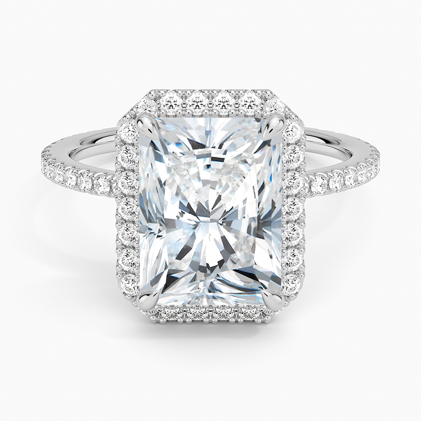 Halo Pave Ring