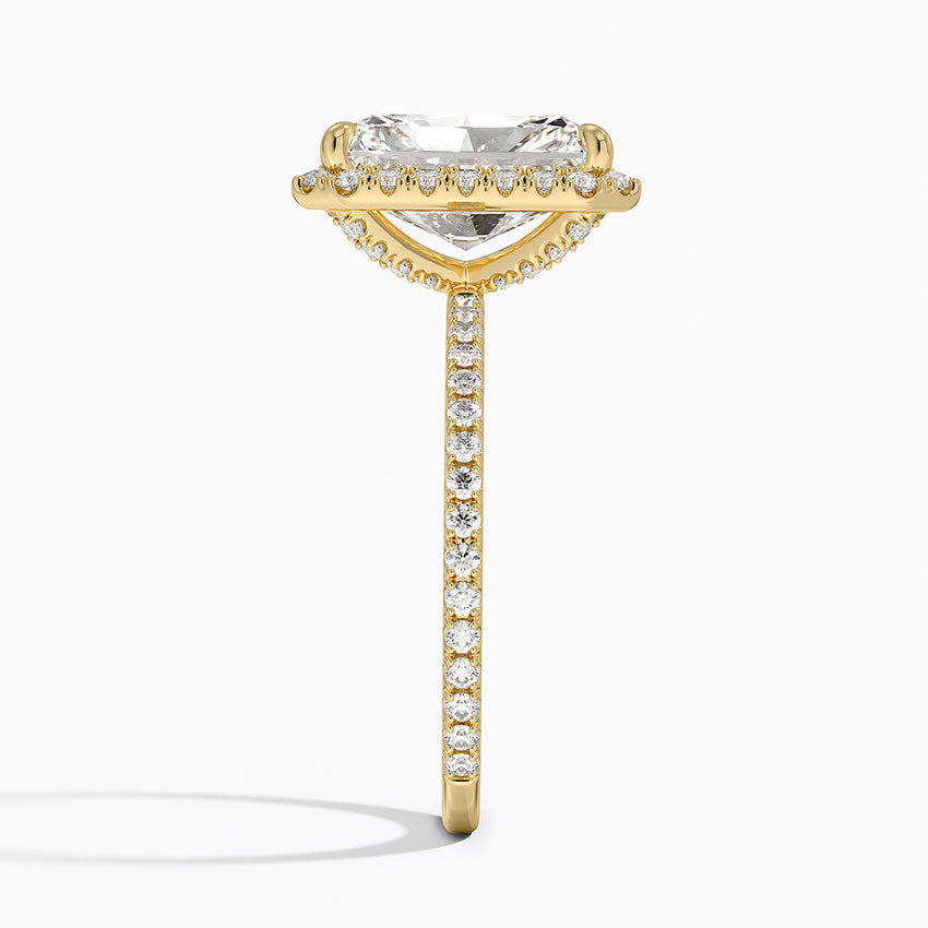 Halo Pave Ring