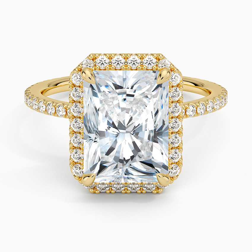 Halo Pave Ring