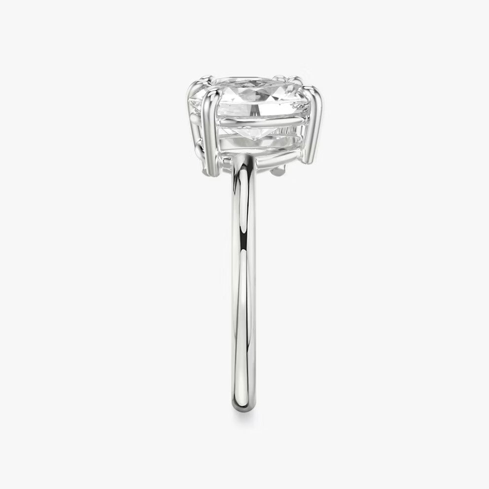 Round & Oval Cut Toi et Moi Diamond Engagement Ring in Solid Gold⁠