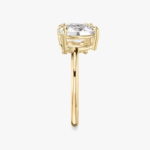 Round & Oval Cut Toi et Moi Diamond Engagement Ring in Solid Gold⁠