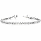 My Store 4 18K solid gold bracelet featuring 2 carats of round lab-grown diamonds in polished bezel settings.
