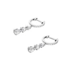 My Store 4 18K solid gold drop earrings featuring 1.1 carat lab-grown diamonds in a refined pear-cut design.