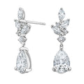 My Store 4 18K solid gold drop earrings featuring 2.7 carat lab-grown diamonds in a graceful pear-shaped design.