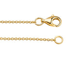My Store 4 fine yellow gold cable chain necklace with a secure lobster claw clasp