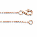 My Store 4 rose gold cable chain necklace with a secure lobster claw clasp and matching jump ring