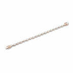 My Store 4 rose gold tennis bracelet featuring alternating marquise and round cut diamonds in a flexible prong setting.