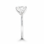 My Store 4 18K solid gold solitaire diamond ring set featuring a brilliant cut diamond in a classic prong setting