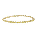 My Store 4 tennis bracelet featuring fancy yellow pear-cut diamonds in a solid yellow gold half-bezel setting.