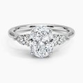 ecomposer-view with diamond shape-oval,ecomposer-size-2-ct,ecomposer-metal type-white-gold-18k