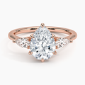 ecomposer-view with diamond shape-pear,ecomposer-size-2-ct,ecomposer-metal type-rose-gold-18k