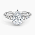 ecomposer-view with diamond shape-pear,ecomposer-size-2-ct,ecomposer-metal type-white-gold-18k
