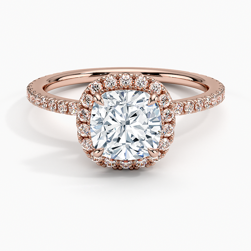 Halo Pave Ring