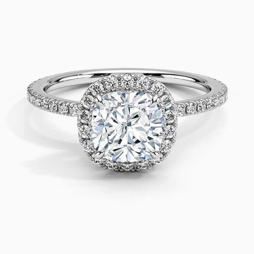 Halo Pave Ring