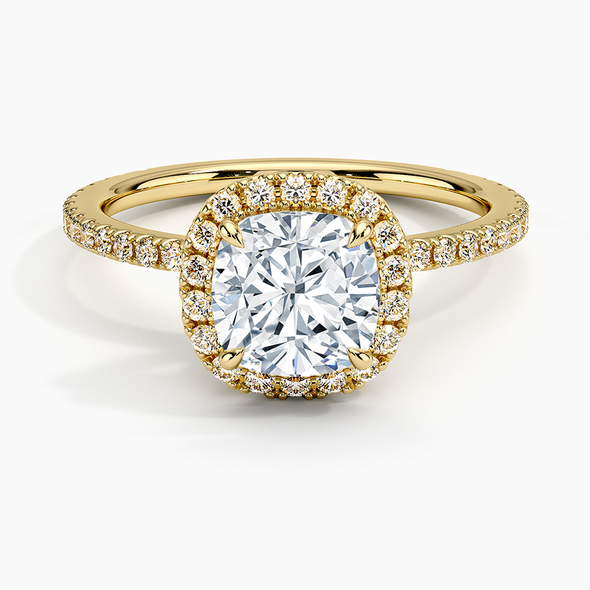 Halo Pave Ring