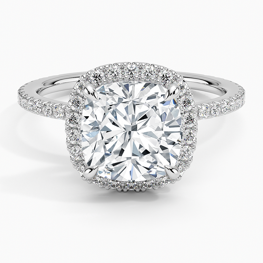 Halo Pave Ring