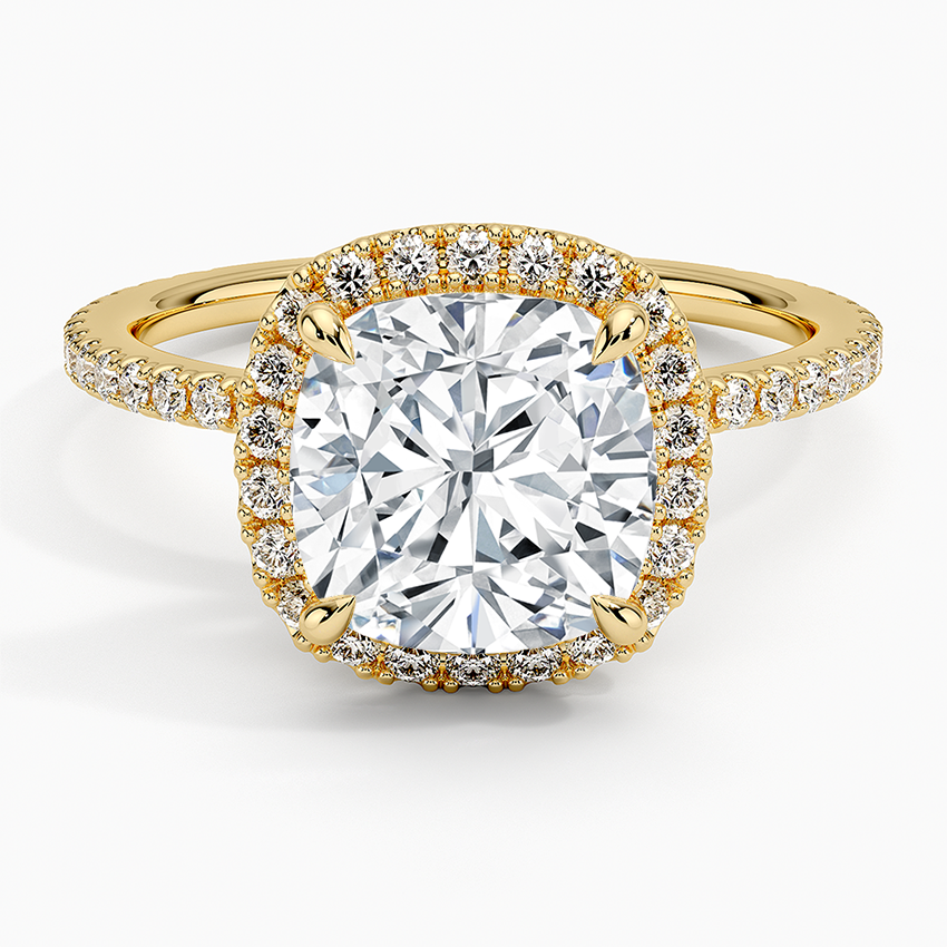 Halo Pave Ring