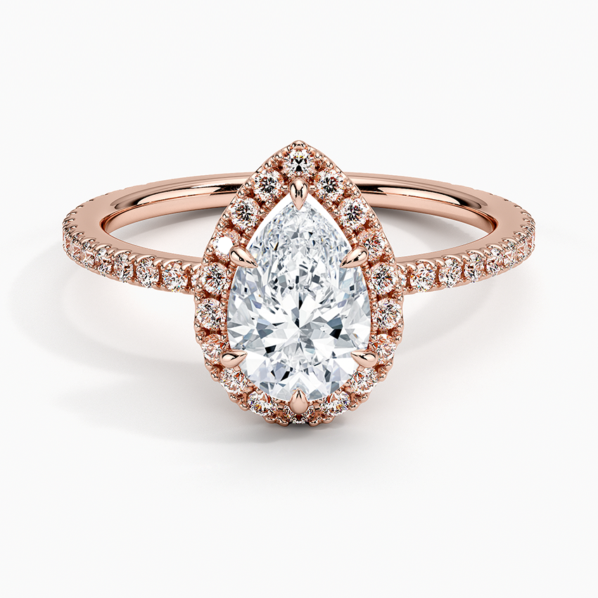 Halo Pave Ring