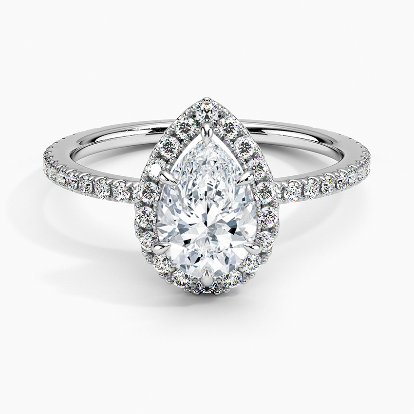 Halo Pave Ring