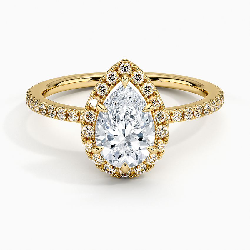 Halo Pave Ring