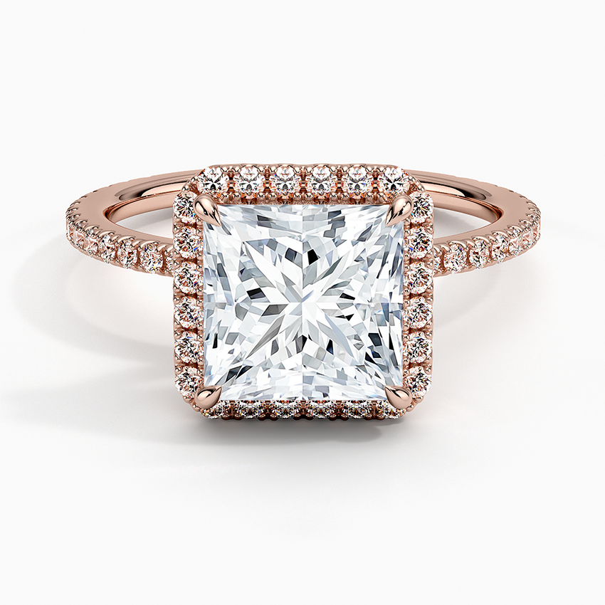 Halo Pave Ring