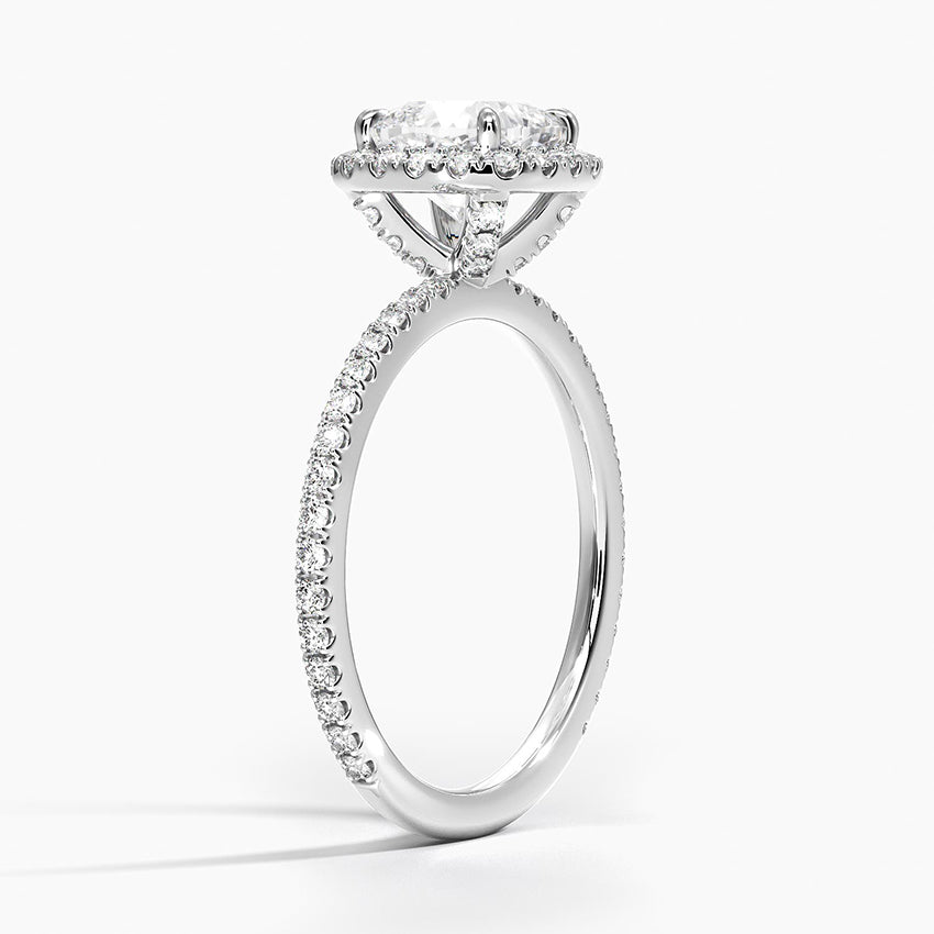 Halo Pave Ring