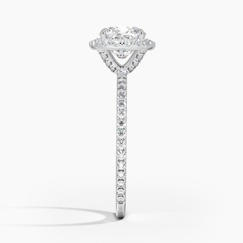 Halo Pave Ring